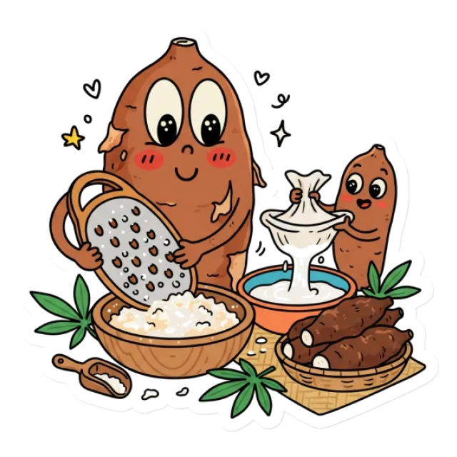 タピオカでん粉のステージ3のすがた