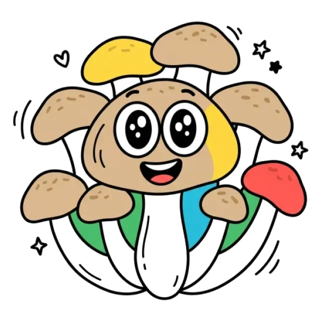 ハタケシメジのステージ2のすがた