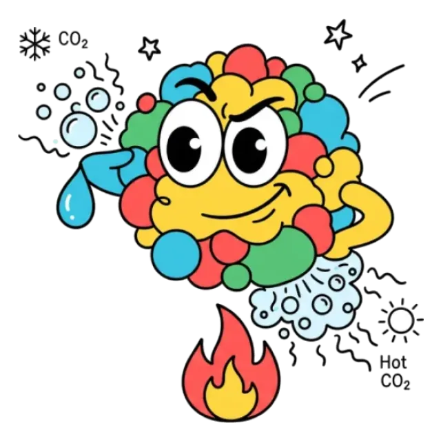 ベーキングパウダーのステージ5のすがた